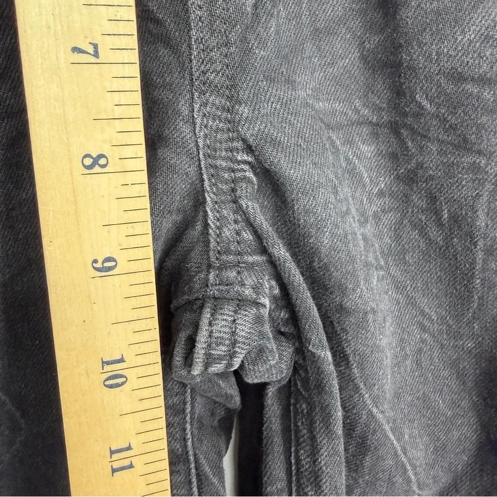 NWT Gap girls baggy barrel‎ jeans size sz M 8 black wash